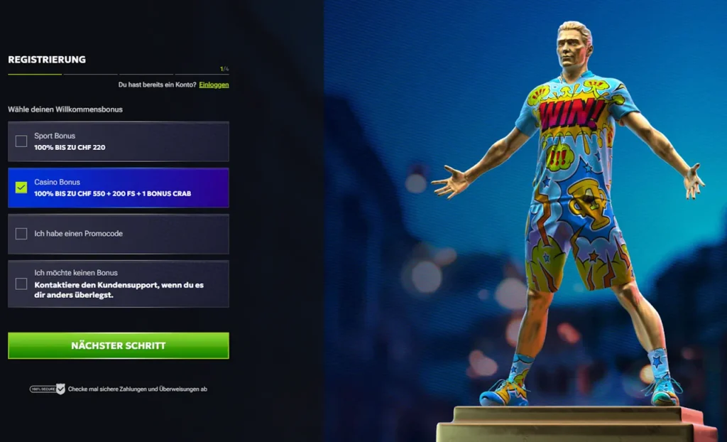 RtBet Registrerung